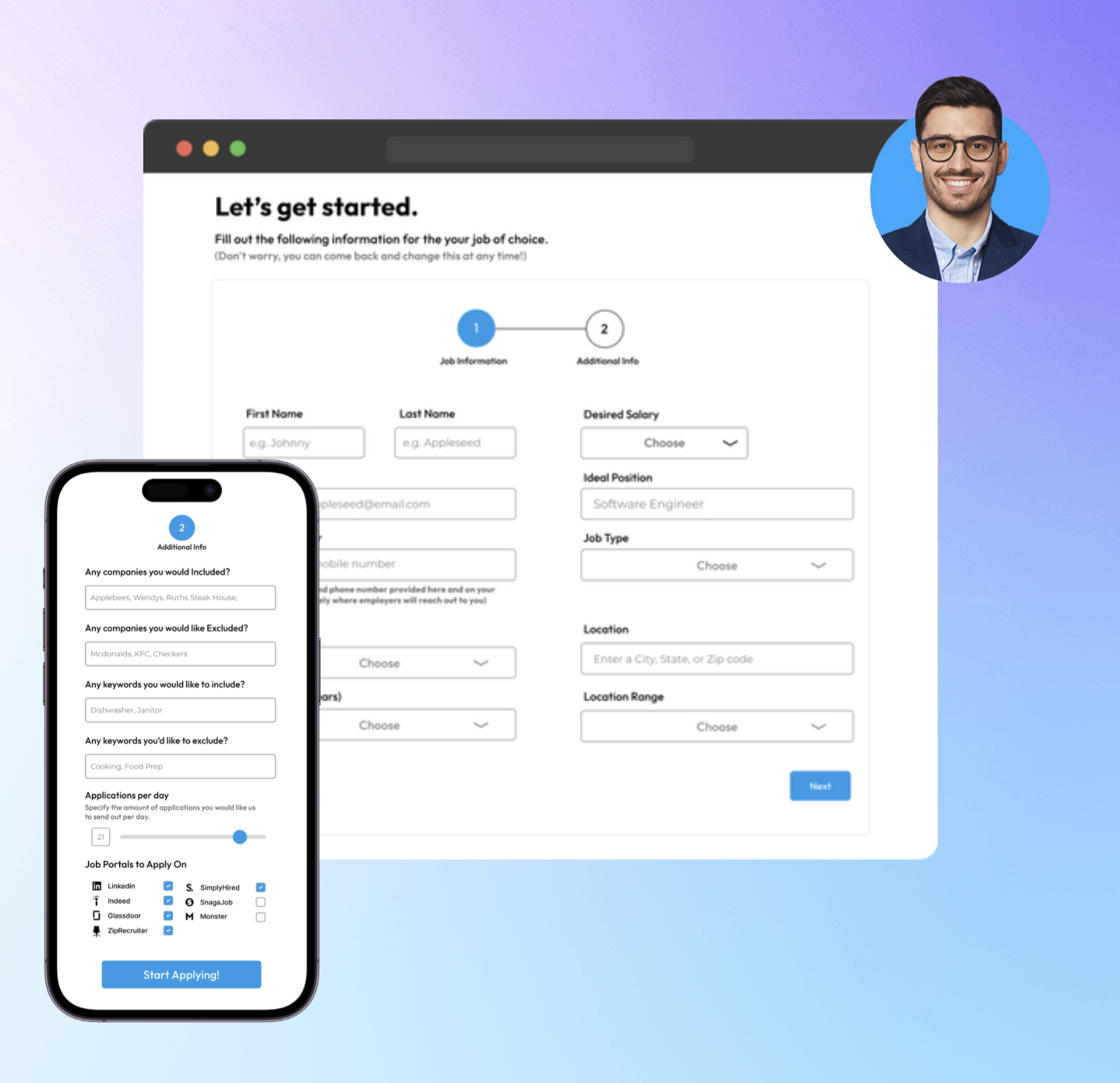 Job Stormer onboarding form